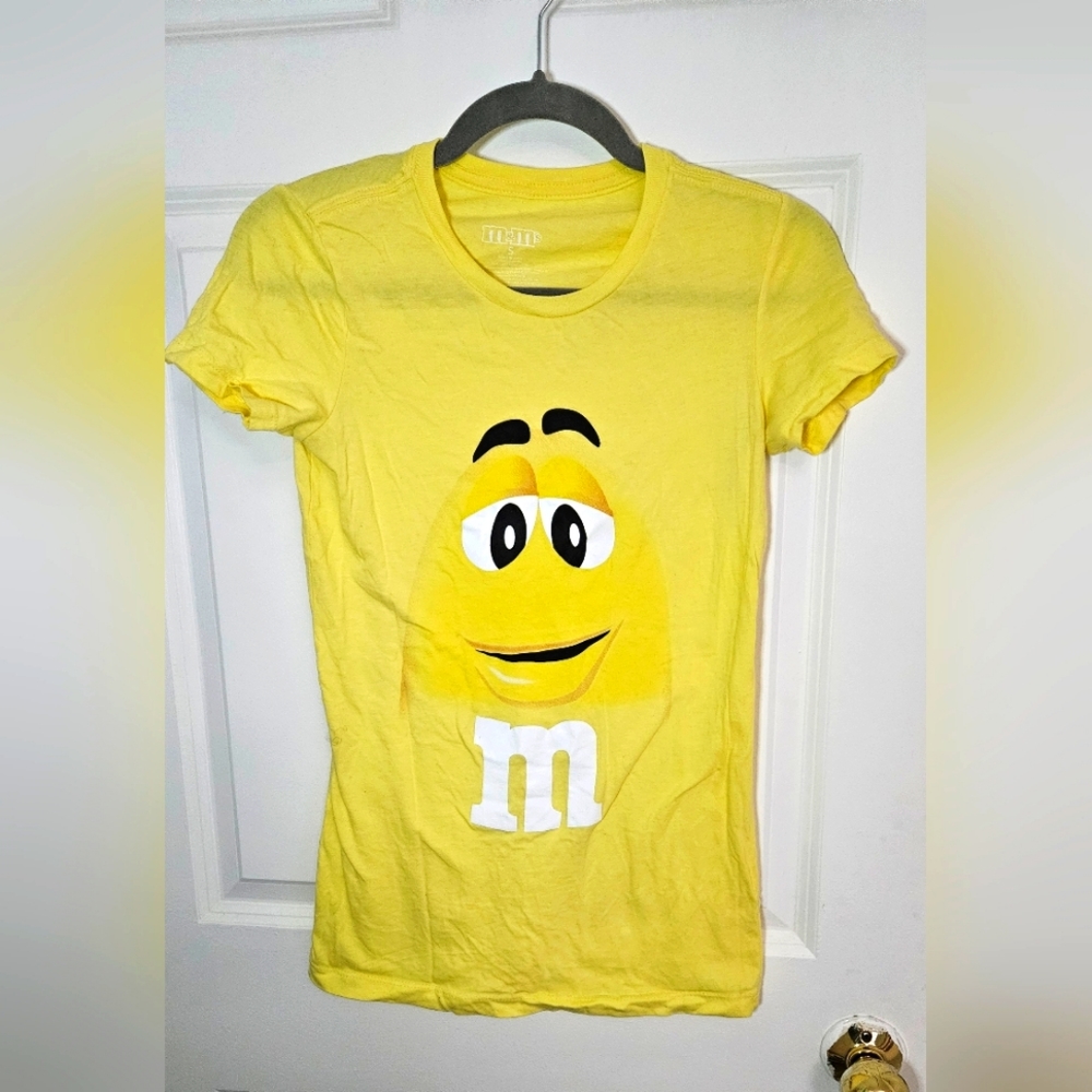 M&M yellow shirt- size small